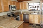 Mammoth Vacation Rental Woodlands 31 - Upgraded Kitchen with Granite and Stainless Steel Appliances
